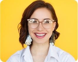 woman smiling