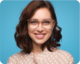 woman smiling
